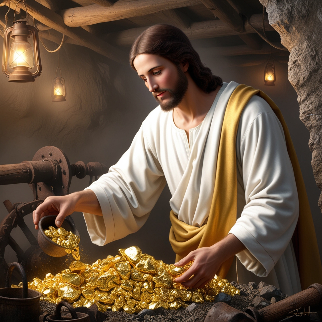 Jesus in the Gold Mine Uncovering a Spiritual Treasure