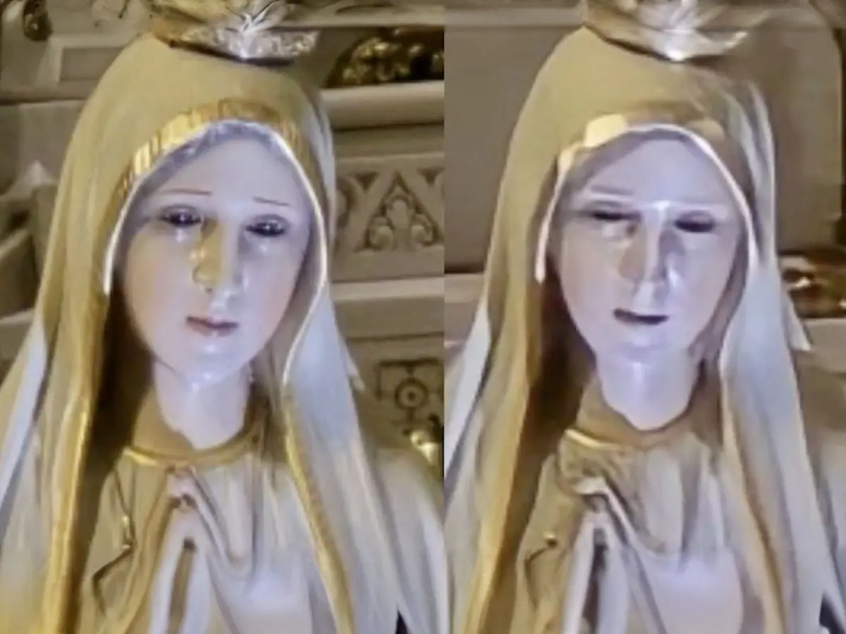 Worshippers Witness Apparent Miracle as Virgin Mary Statue ‘Blinks’ During Church Event