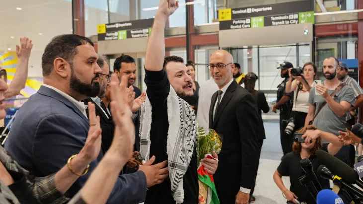 Mahmoud Khalil vows to continue to ‘speak up for Palestine’ after release