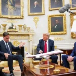Trump threatens Russia with ‘severe’ tariffs, announces Ukraine arms deal
