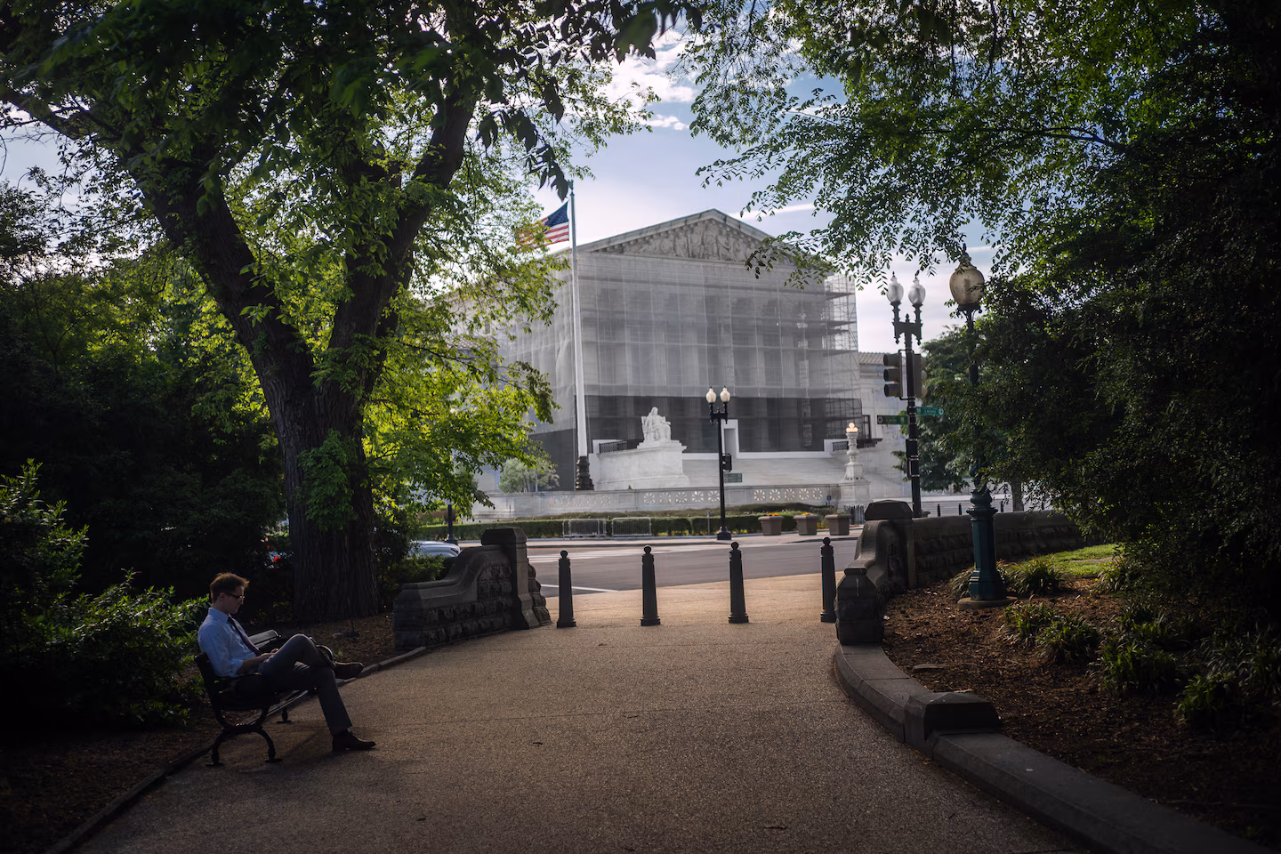 Supreme Court justice pauses ruling weakening Voting Rights Act