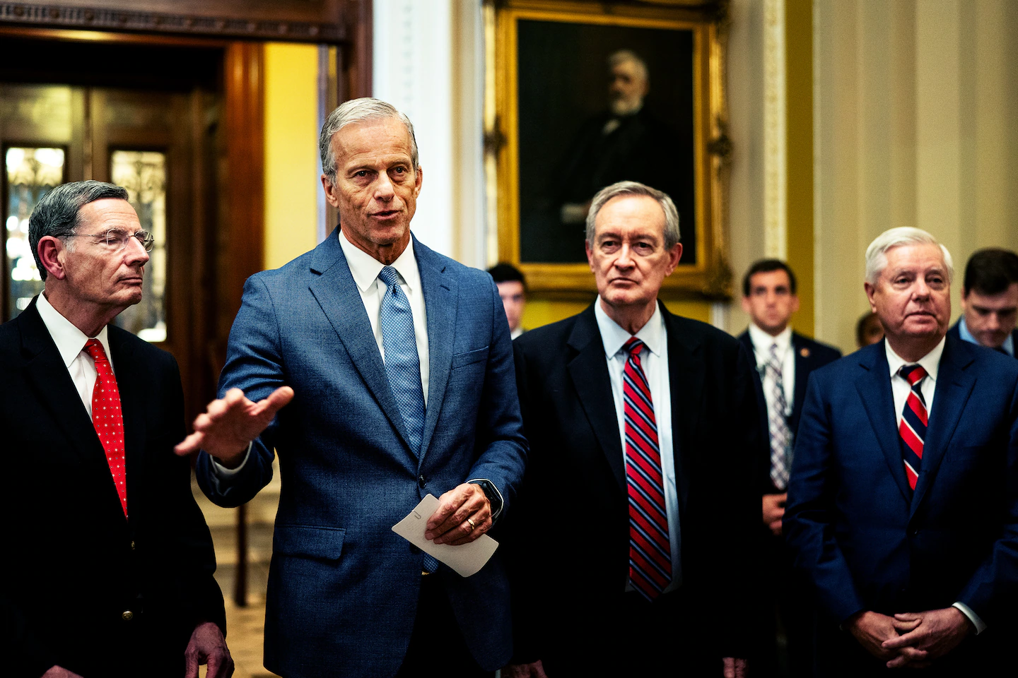 Senate advances bill with Vance’s help to slash $9 billion from budget