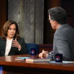 Kamala Harris Tells Colbert She Wants a Break From Public Office