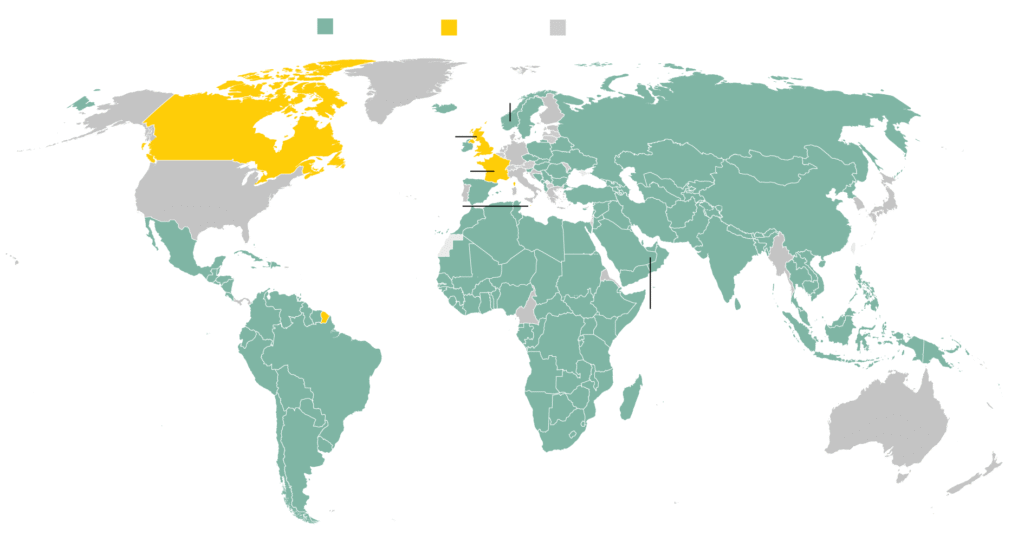 The Changing Map of Palestinian Recognition